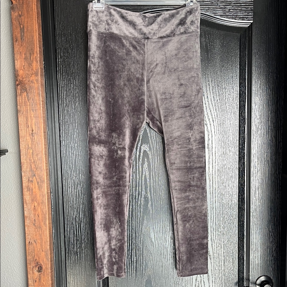 J. Jill Velvet Gray Leggings